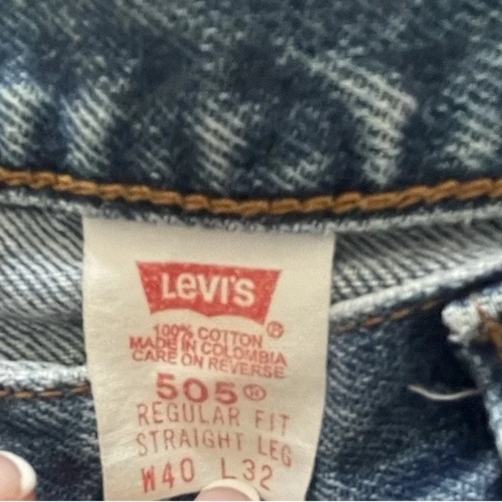 Levi's 505 Jeans Mens 40x32 Regular Fit Straight Leg